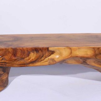 Live Wood Log Tree Bench