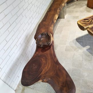 Live Edge Black Walnut Sofa Table