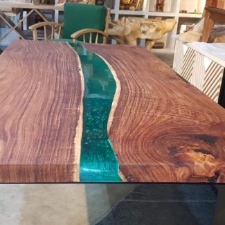 Super Polished Live Edge Coffee Table