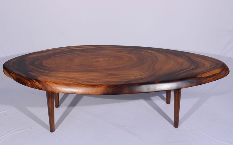 Vintage Deilcraft oval Walnut Coffee Table Product