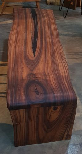 Walnut coffee table, Loft, Live edge Product