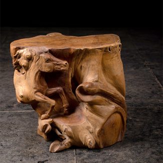 Horse Wooden Sitting Table