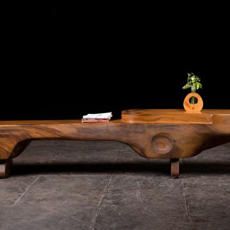 Live Edge Cutomized Root Table With Small Tree